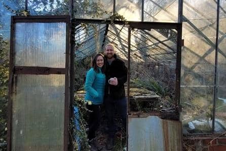 Former Head Gardner at York Gate, Ben Preston and NHS worker, Laura Kennedy have spent the past year restoring Cliff Bank nursery.