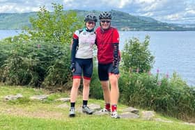 Father and daughter duo Martin and Jasmine Hobson have cycled from Lands End to John O’Groats for charity