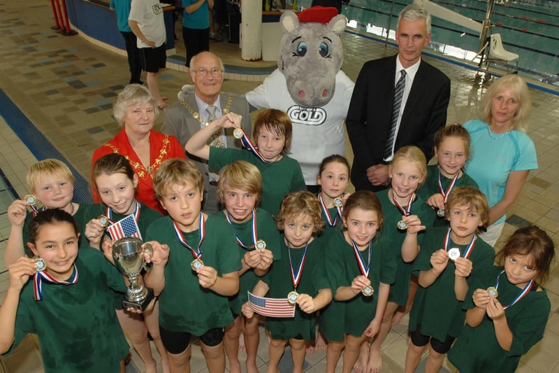 Brackenfield School at the Harrogate District Schools Swimming Final in 2010