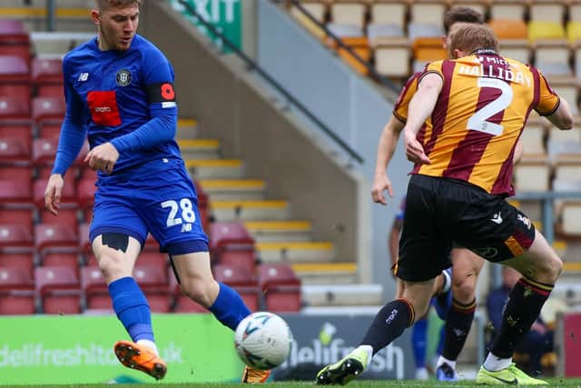 Matty Daly netted the only goal of the game as Harrogate Town beat Bradford City 1-0 at Valley Parade on Saturday afternoon.