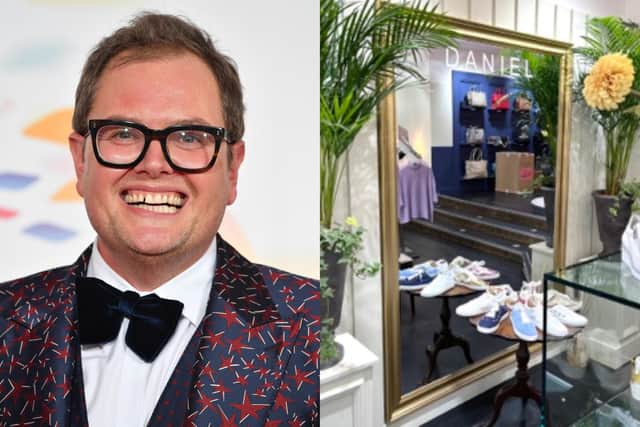 Three independent shops in Harrogate have featured on BBC One’s Interior Design Masters hosted by Alan Carr