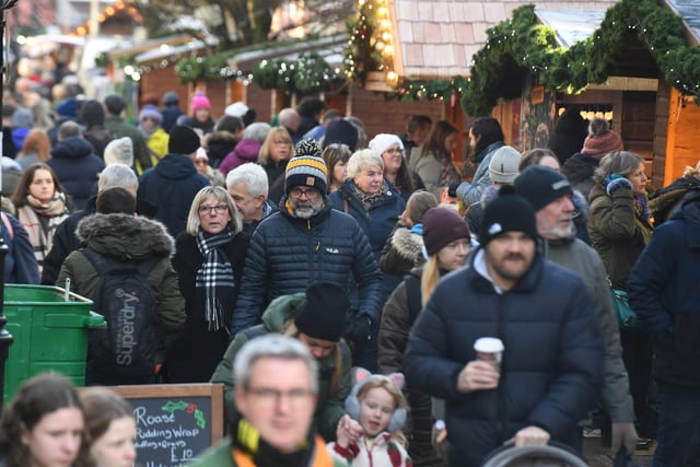 Thousands of people headed into town at the weekend for the return of the much-loved Harrogate Christmas Fayre