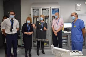 NHS England’s National Medical Director, Professor Sir Stephen Powis, has paid a visit to Harrogate District Hospital