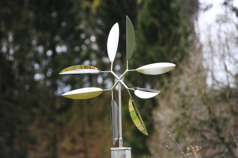 The 'Solar' sculpture by Dave Watkinson on display at the Himalayan Garden & Sculpture Park in Ripon