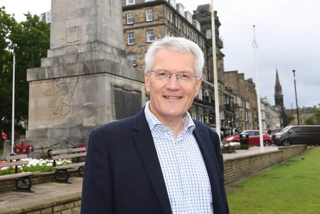 Harrogate and Knaresborough MP Andrew Jones is not known for being a big fan of the former PM Boris Johnson or his showboating style of politics. (Picture Gerard Binks)