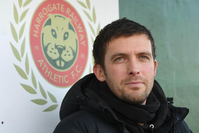 Harrogate Railway manager Rob Youhill. Picture: Gerard Binks