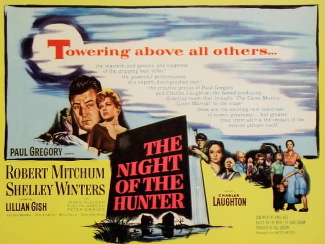 Harrogate Film Society's Classic Cinema season will start with a screening of The Night of The Hunter at the Harrogate Odeon. (Picture contributed)