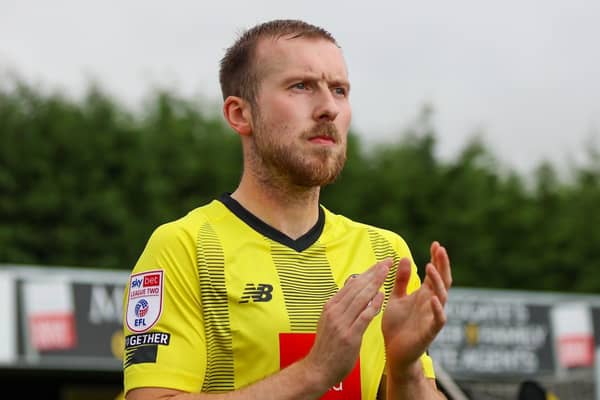 Harrogate Town midfielder Stephen Dooley. Picture: Matt Kirkham