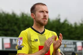Harrogate Town midfielder Stephen Dooley. Picture: Matt Kirkham