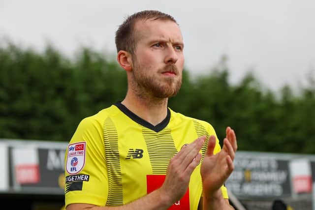 Harrogate Town midfielder Stephen Dooley. Picture: Matt Kirkham
