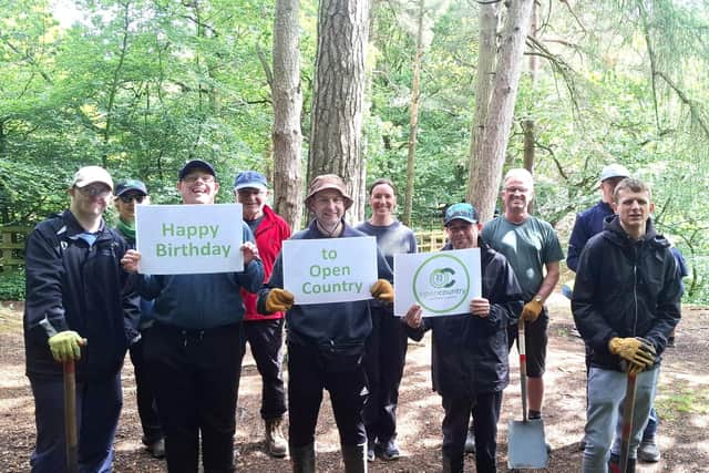 Members of Open Country charity carrying out conservation and access work at Hookstone Woods in Harrogate. (Picture contributed)