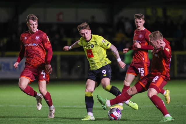 Harrogate Town served up one of their best performances to date during Tuesday night's 3-3 draw at home to Carlisle United.