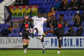 Harrogate Town moved seven points clear of the League Two relegation zone following Friday night's 1-1 draw at Tranmere Rovers. Picture: Matt Kirkham
