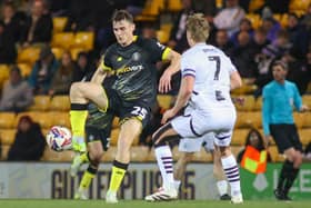 Tom Cursons made his first Harrogate Town start during Tuesday evening's goalless draw at Port Vale. Picture: Matt Kirkham