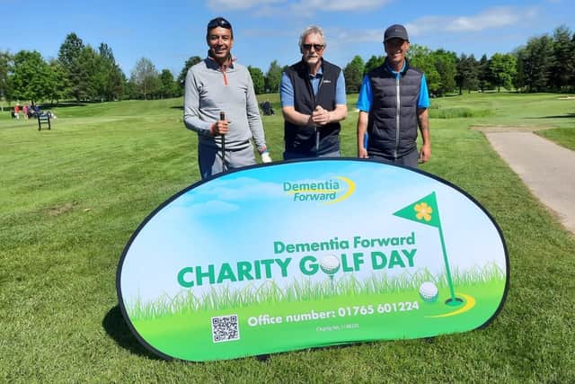 Over £4,000 has been raised at an annual golf day hosted by Dementia Forward at Ripon City Golf Club