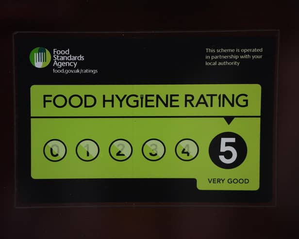 A hotel in Harrogate has been given a five out of five food hygiene rating by the Food Standards Agency