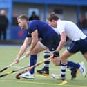 Charles Edmondson bagged a brace as Harrogate Hockey Club Men's 1st XI got the better of Sheffield University Bankers. Picture: Gerard Binks