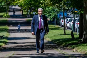 Harrogate and Knaresborough MP Andrew Jones who objects to the plans for a new asphalt plant alongside the Allerton Waste Recovery Centre near Knaresborough. (Picture James Hardisty)