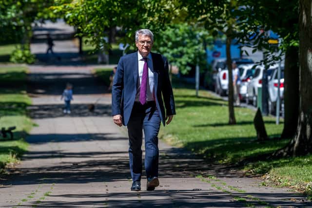 Harrogate and Knaresborough MP Andrew Jones who objects to the plans for a new asphalt plant alongside the Allerton Waste Recovery Centre near Knaresborough. (Picture James Hardisty)