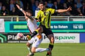 Harrogate Town are unbeaten in their last three meetings with Bradford City and won the most recent match between the sides 2-1. Pictures: Matt Kirkham