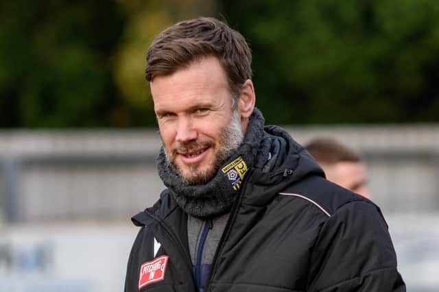 Andy Monkhouse has left Tadcaster Albion following the club's relegation from the Northern Premier League East Division. Picture: Submitted