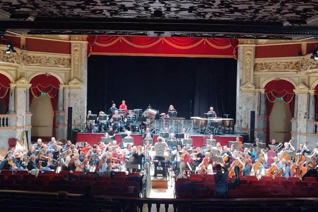 Gearing up for Schubert at the Royal Hall for its Spring Concert - Harrogate Symphony Orchestra.