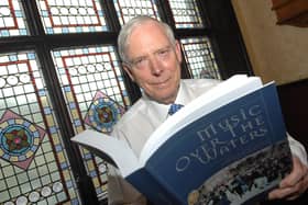Flashback to 2018 - Late historian Malcolm Neesam battled illness to ensure he could launch the final book published before his death – Chronicle, Wells and Swells, covering the Golden Age of Harrogate, 1842 to 1923. (Picture Adrian Murray)
