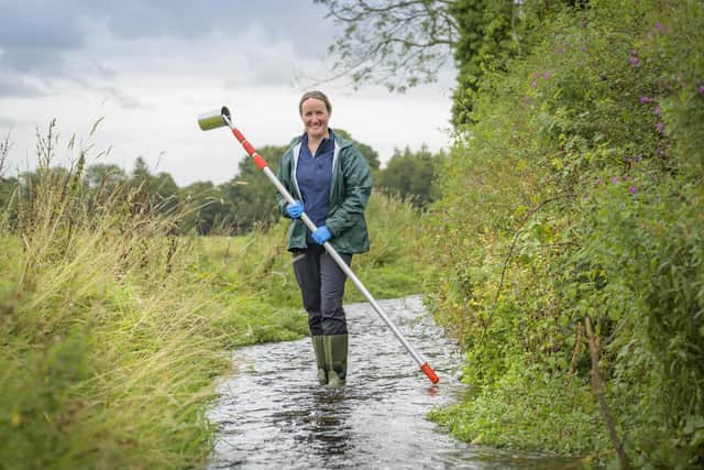 Part of the team aiming to protect the rivers of the Yorkshire Dales for the benefit of people, nature and wildlife - YDRT volunteer and engagement officer, Jenny Lee. (Picture Monty Rakusen)