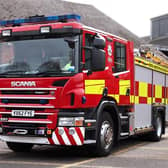 North Yorkshire firefighters tackled a fire in the living room at a property in a Harrogate district village