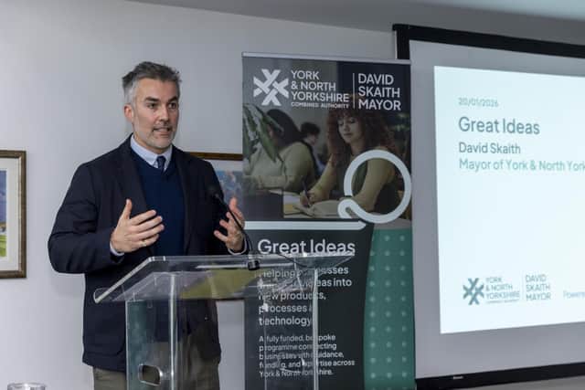 David Skaith, Mayor of York and North Yorkshire at the launch of Great Ideas.