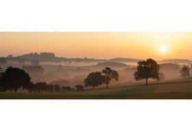 Yorkshire Dales' shot just after sunrise captures the magical scotch mist.