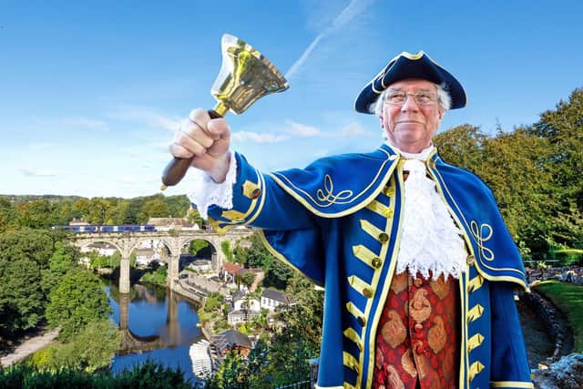 The current Knaresborough Town Crier Roger Hewitt who preparing to retire shortly after many years of dedicated and exceptional service. (Picture by Charlotte Gale Photography)