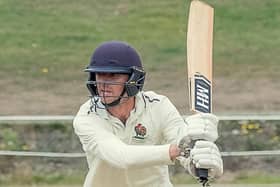 Opening batsman Henry Thompson scored big runs once again for Harrogate CC. Picture: Richard Bown