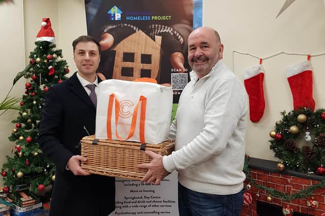 Merry Christmas - Homes Together's support for Harrogate Homeless Project.