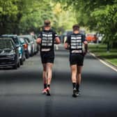 Former Harrogate school friends Ollie Ward, aged 26, and Jeremy Butterfield, aged 26, who are running ultra marathons in tribute to loved ones.