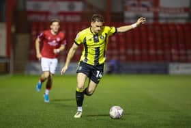 Toby Sims made 46 appearances for Harrogate Town during the 2024/25 season. Picture: Matt Kirkham