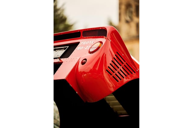 Ferrari P4 - 1967 was a banner year for the Enzo Ferrari motor company, as it saw the production of the mid-engined 330 P4,[47] a V12-engined endurance car intended to replace the previous year's 330 P3