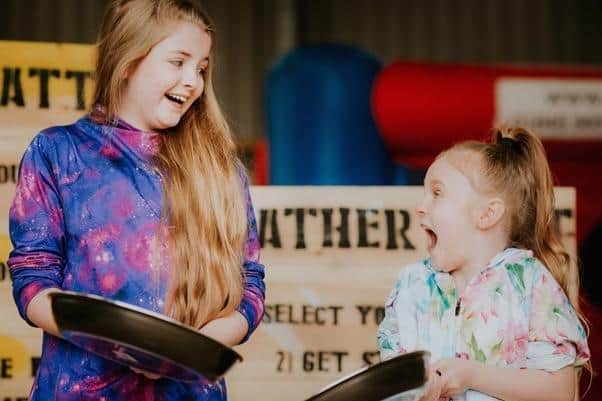 Egg battles at Yolk Farm this Easter