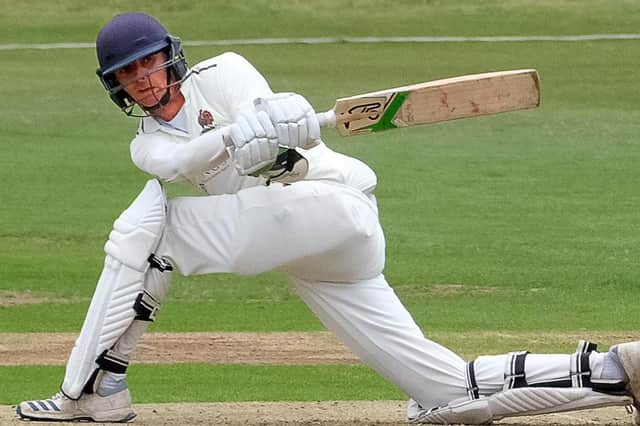 Henry Thompson batted nicely, but could not save Harrogate CC's 1st XI from defeat to Hull Zingari. Picture: Richard Bown