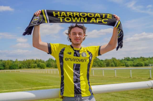 Reece Smith has signed a two-year contract with Harrogate Town. Picture: Harrogate Town AFC