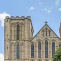 Controversial development - Ripon Cathedral first submitted its plans in December 2022 for a two-storey structure on part of the public open space known as Minster Gardens.  (Picture contributed)