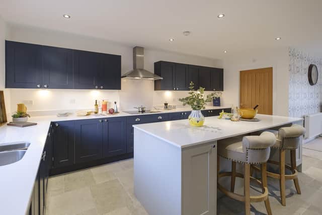 A showhome kitchen at the Tockwith development by Mulgrave Properties