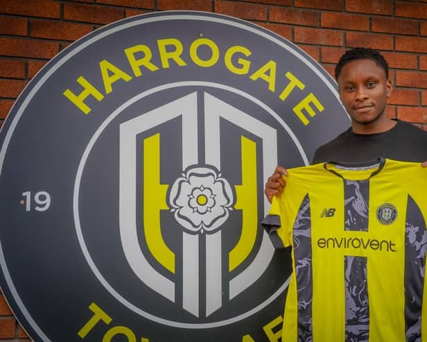 Shawn McCoulsky has joined Harrogate Town on a two-year contract. Picture: Harrogate Town AFC