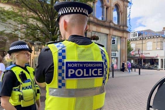 Officers out and about in Harrogate.