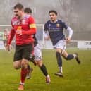 Knaresborough Town captain Ben Parkes in action against Silsden at Manse Lane. Picture: Graham Finney Photography/Knaresborough Town AFC