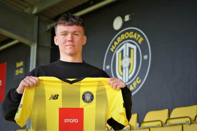 George Horbury has been handed a new contract by Harrogate Town. Picture: Harrogate Town AFC