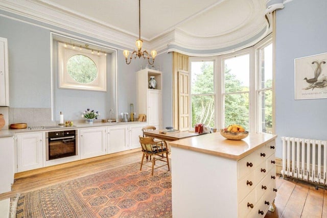 The kitchen also includes its own wide bay window which brings a light, fresh and airy atmosphere to the room.
