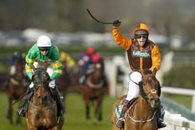 Sam Waley-Cohen rides Noble Yeats to victory in the 2022 Grand National at Aintree. Picture: Alan Crowhurst/Getty Images