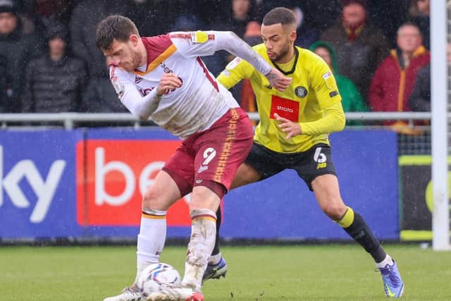 Harrogate Town renew hostilities with Yorkshire rivals Bradford City this weekend.