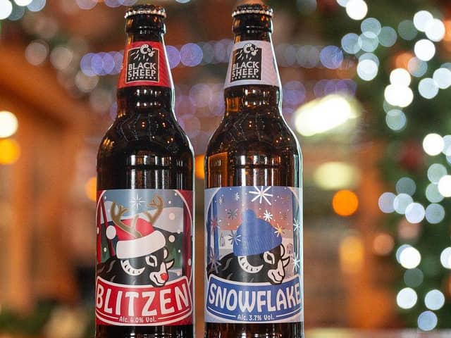Black Sheep Brewery, whose beers are enjoyed around the world from its base in Masham, has relaunched its two best-selling festive brews – Blitzen and Snowflake. (Picture contributed)